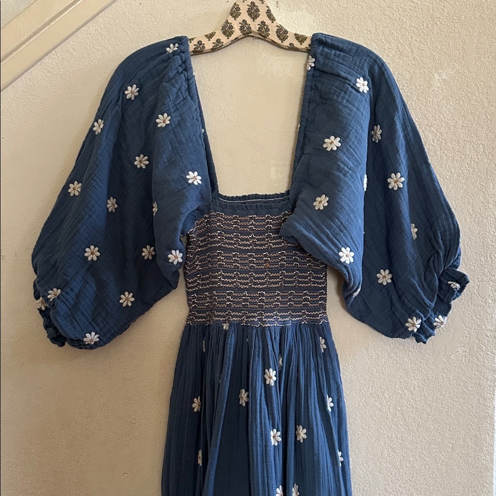 Free People | Dahlia Embroidered Maxi Dress | XS - Picture 7 of 16